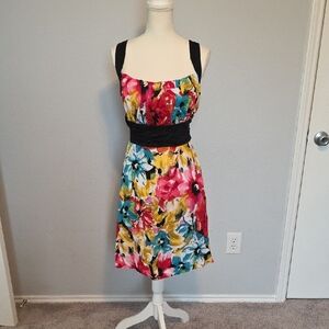 B. Smart Vibrant Floral Dress